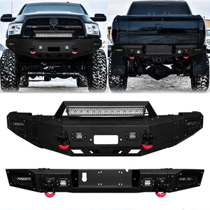 Vijay For 2010-2018 Dodge Ram 2500/3500 Front/Rear Bumper W/Winch Plate&Lights - Picture 1 of 12