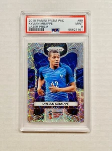 2018 Prizm World Cup Kylian Mbappe Lazer PSA 9 #80 - Bild 1 von 2