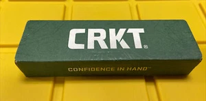 CRKT Seismic Knife Plain Satin Drop Point Blade Black G-10 Handle 5401 - Picture 1 of 7