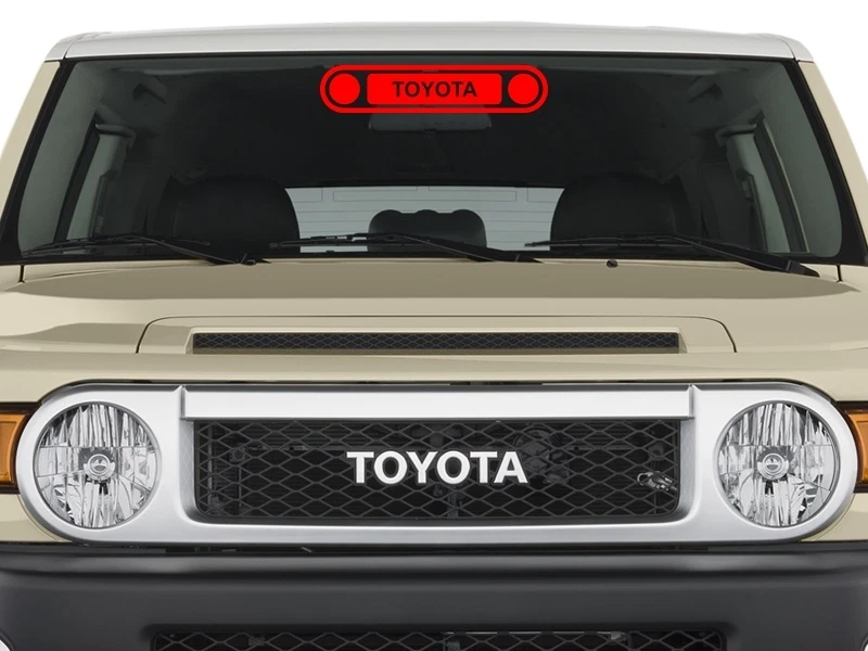 Calcomanía adhesiva PARRILLA DELANTERA DISEÑO ORIGINAL se adapta a TOYOTA FJ CRUISER Foto 1 de 1