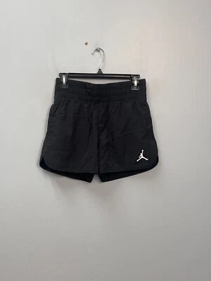 Nike Jordan Girl's High Flying Lemonade Stand Black Shorts Sz XL w/ Brief Lining - Image 1 of 4