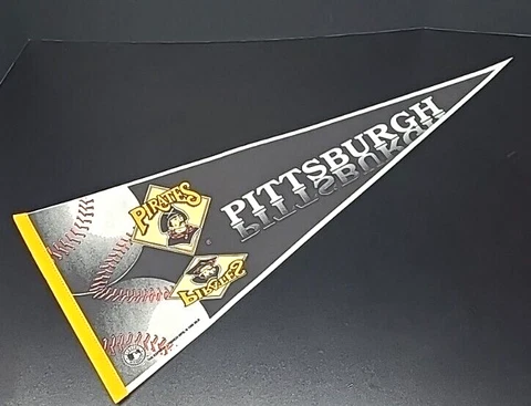 Vintage 1995 Pittsburgh Pirates MLB Baseball Pennant, Tag Express Cover
