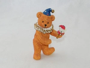 Genuine 1996 Bronson Collectibles : CUTE Jester / Clown Bear w/ Scepter - Picture 1 of 7