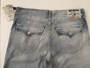 TRUE RELIGION USA RICKY Super T Jeans 40 x 35 CDEL HVNS KNCKLE $341+ SALE - Picture 1 of 11