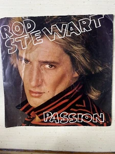 1980 Rod Stewart-Passion / Better Off Dead-45 RPM With Picture Sleeve - Picture 1 of 4