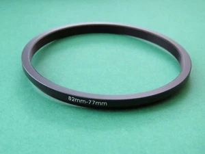 82mm-77mm 82-77 Stepping Step Down Male-Female Filter Ring Adapter 82mm-77mm - Picture 1 of 2
