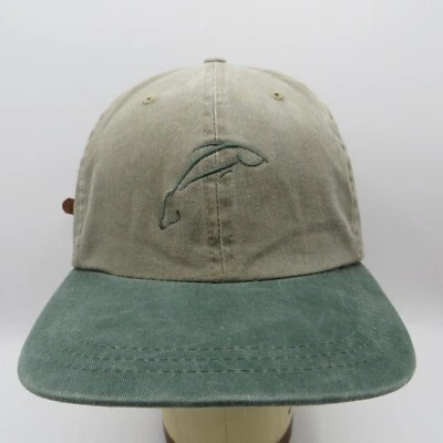 Gorra de béisbol Brooktrout Technology para adultos con tirantes talla única marrón verde Foto 1 de 4