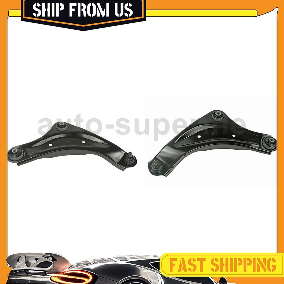 Brazo de control completo inferior delantero 2 piezas para Nissan 2011-2012 batería hoja Foto 1 de 4