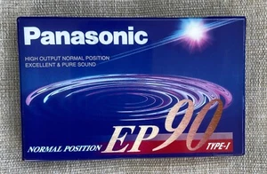 Panasonic EP90 Type-1 Cassette Tape Brand New & Sealed Blank Normal Position - Picture 1 of 4