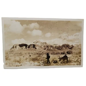 SNOWBEARD The DUTCHMAN AZ Superstition Mtn RPPC Foto Real Postal FRASHERS - Imagen 1 de 2