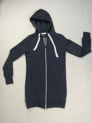 57015 Herren Pullover Jacke Hoddy langarm Stoff Merish Modell 222 Zip Gr. M blau - Bild 1 von 4