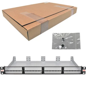 tde tML Modulträger 19"/1HE TML-19-1HE-8-M-SW NEW NEU - Afbeelding 1 van 6