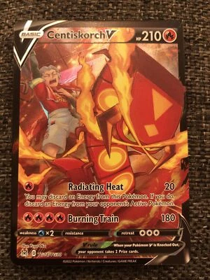 Centiskorch V TG14/TG30 - Full Art Ultra Rare - Lost Origin Pokemon Pack Fresh - Image 1 of 2