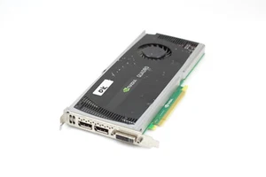 HP NVIDIA Quadro FX4000 2GB Video card DVI-I Display Port 608533-001,616076-001 - Afbeelding 1 van 6