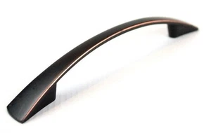 Oil Rubbed Bronze Kitchen Cabinet Drawer Closet Handle Pull Knob Hardware 5.25" - Picture 1 of 4