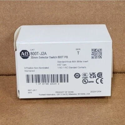 Allen Bradley 800T-J2A 800TJ2A New Sealed Free Shipping  AB - Image 1 of 4