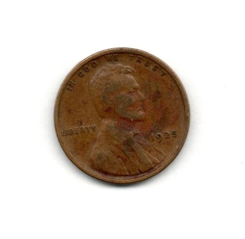 1925 LINCOLN WHEAT CENT ROTATED DIE ERROR CIRCULATED COIN #EC180 FREE S&H TOO! Cover