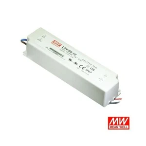 MEANWELL LPV-60-12 12V IP67 WATERPROOF 60W 5A TRANSFORMATOR NETZTEIL - Bild 1 von 3