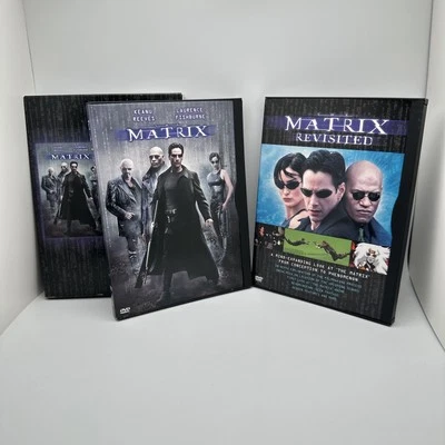 The Matrix / The Matrix Revisited 2-Pack Box Set (DVD) OOP NOS Rare Collector FS - Image 1 of 4