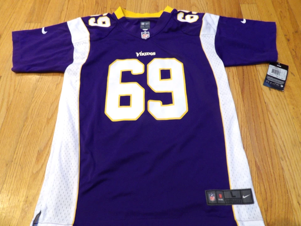 Camiseta NIKE NFL ON FIELD MINNESOTA VIKINGS JARED ALLEN ROXA TAMANHO JOVEM L - Imagem 1 de 4