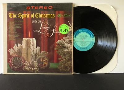 The Living Strings THE SPIRIT OF CHRISTMAS 1963 RCA Camden Stereo Shrink EX/VG Foto 1 de 4