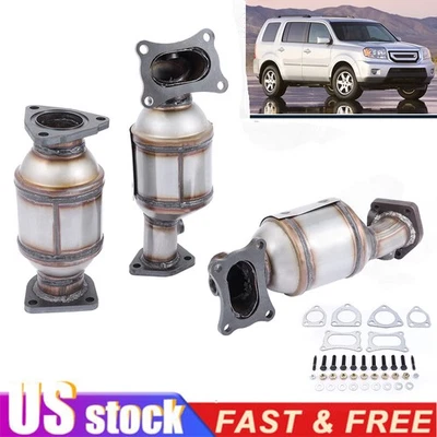 Complete Catalytic Converter For Honda Accord /Odyssey /Pilot 2009-2017 3.5L EPA Foto 1 de 4
