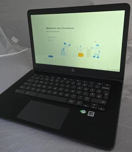 HP Chromebook Laptop 14A G5 - 14" - AMD A4 - 9120C - 4 GB RAM - 32 GB eMMC  - Picture 1 of 5