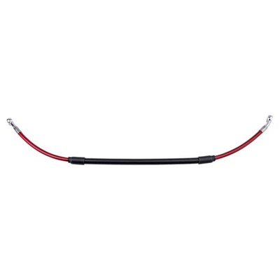 Tusk Rear Motorcycle Steel Braided Brake Line Standard Length Red For Honda Foto 1 de 4