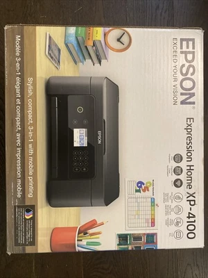 Epson Expression Home XP-4100 All-In-One Inkjet Printer Sealed - Image 1 of 4