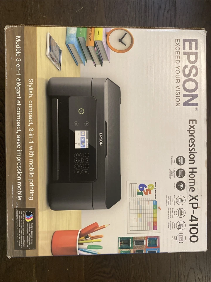 Epson Expression Home XP-4100 All-In-One Inkjet Printer Sealed - Image 1 of 4