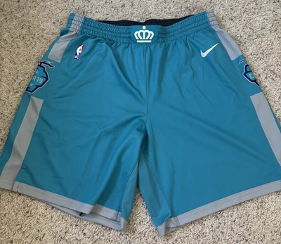 Pantalones cortos NBA All-Star Charlotte 2019 nuevos para hombre talla XXL verde azulado Foto 1 de 3