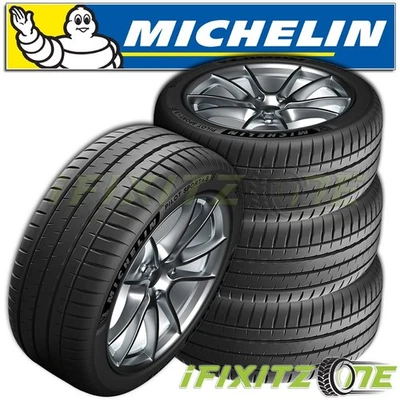 4 Michelin Pilot Sport 4S 265/30R20 94Y Performance Tires 30000 Mile Warranty Foto 1 de 4