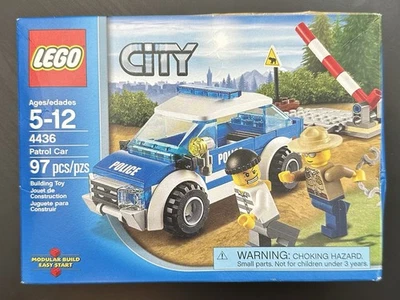 Coche patrulla LEGO City 4436 retirado NISB Foto 1 de 4