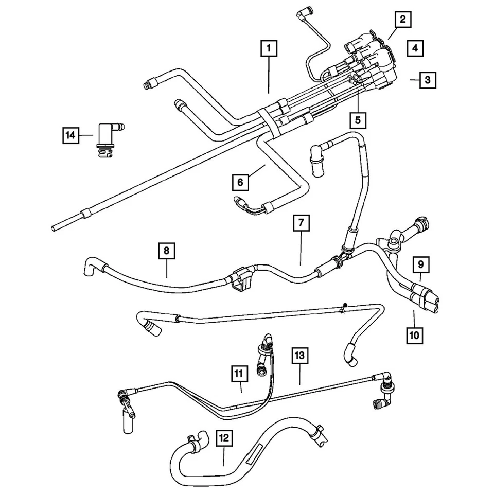Compresor de suspensión neumática 68240996AA Mopar para Ram 2500 3500 2017-2018 Foto 1 de 1
