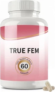 True Fem Kapseln, weibliche Probiotika Vitaminkapseln für Frauen 60 Stück - Bild 1 von 7