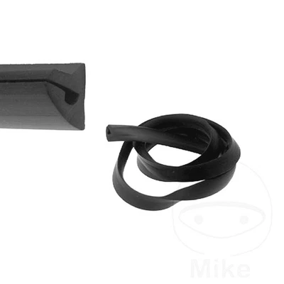 UK Side Panel Rubber 1pc Compatible With Vespa P 200 E 1977-1982 - Imagem 1 de 4