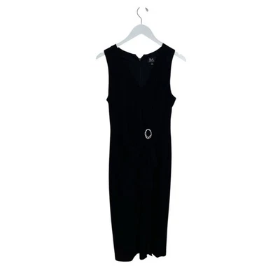 B&A by Betsy and Adam Womens Gathered Knee-Length Sheath Dress Size 10 NWT - Image 1 of 4