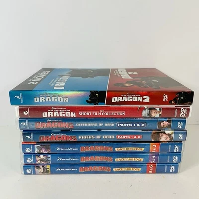 Dragons: Defenders/Riders of Berk - Parts 1 & 2 + Race to the Edge 1-6 + Movies! - Image 1 of 3