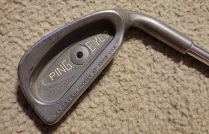 PING Eye 2 Plus Black Dot 1 Iron RH Ping KT Steel Shaft 39.5” Great Grip - Picture 1 of 7