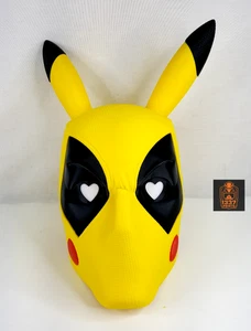 Deadpool Pikapool Cosplay Costume Wearable Helmet Mask 3D Printed - Picture 1 of 5