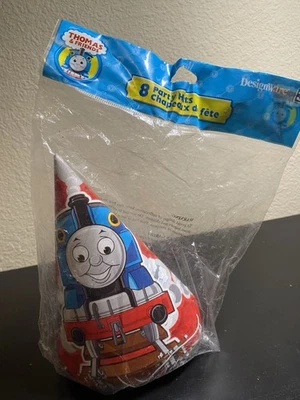 Sombreros de fiesta Thomas & Friends 2009 Hallmark nuevos en paquete 8 unidades Foto 1 de 3