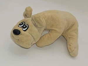 Vintage 1985 Tonka Pound Puppies Brown Newborn Puppy Dog 8" Plush Stuffed Animal - Picture 1 of 6