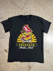 Camicia nera The Reverend Horton fascia termica unisex dalla S alla 5XL EL987 - Foto 1 di 4