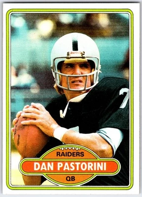 1980 Topps #490 - Dan Pastorini Oakland Raiders (NM) *HGCARDS* - Image 1 of 2