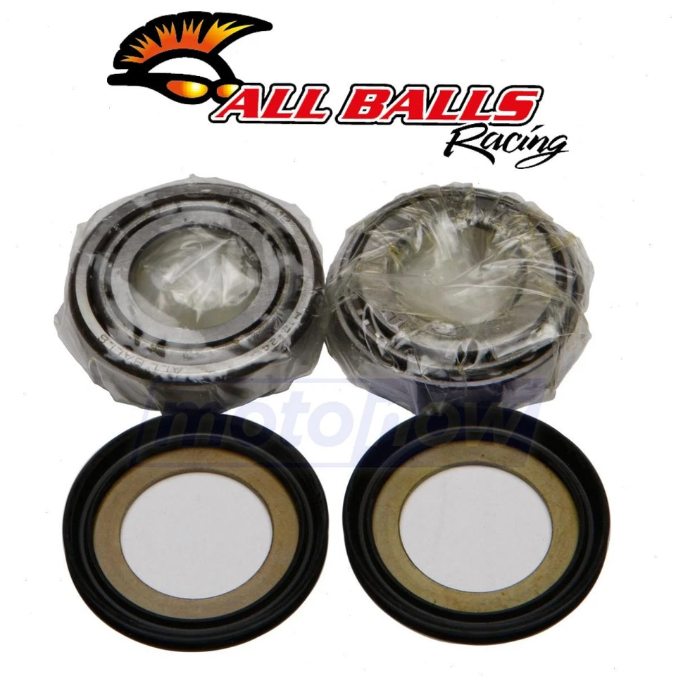 All Balls Steering Stem Bearing Kit for 1994-2016 Harley Davidson FLHR Road tk - Image 1 of 4