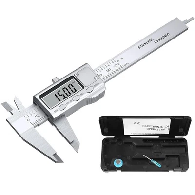 Neoteck 4 inch/100mm Digital Caliper, Stainless Steel Electronic Calipers...  - Image 1 of 4