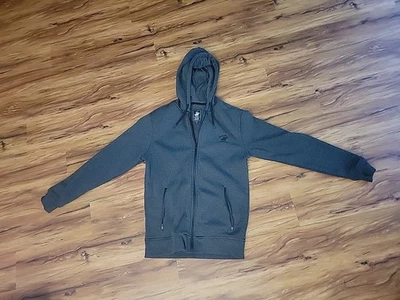 Beverly Hills Polo Club Para Hombres Pequeña Cremallera Sudadera con Capucha Gris Cómoda Informal Sudadera Foto 1 de 4