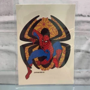 Vintage 1999 Marvel Spider-Man Temporäres Tattoo A&A Co. Parkway Machine Corp. - Bild 1 von 3