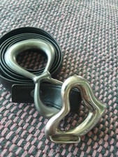 and Heart Belt Buckle new strap Tiffany Elsa Peretti Sterling Silver Infinity