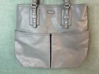 Relic Grey Tote Purse Shopper Carry All Faux Leather Shoulder Hobo Bag Preowned